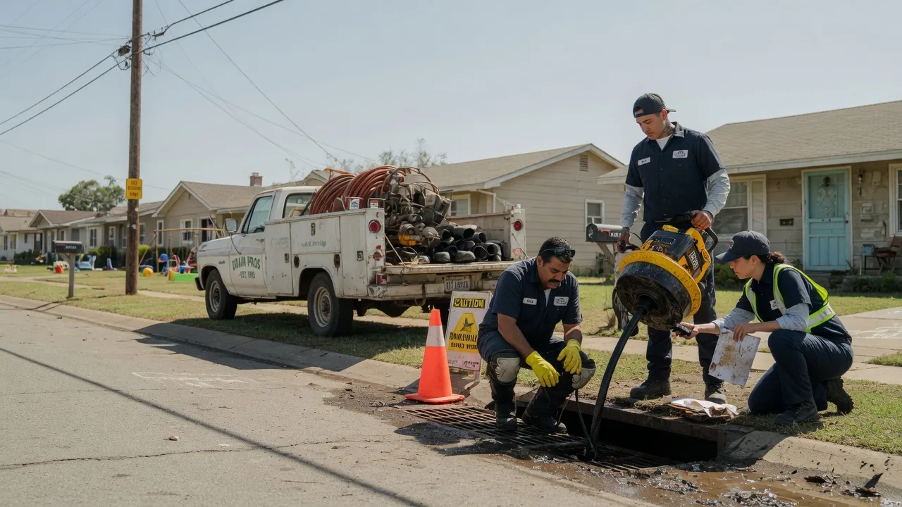 Drain Cleaning in Highland Village, TX near me